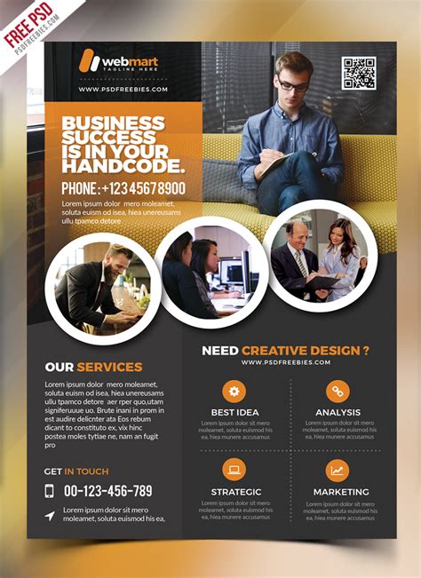 business flyer templates psd free download